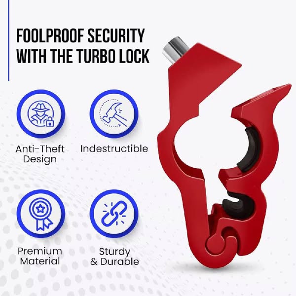 Turbo Lock - Antivol pour moto