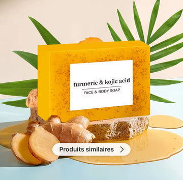 Savon Anti-Acné Curcuma & Kojic – Peau Nette, Éclatante & Sans Imperfections