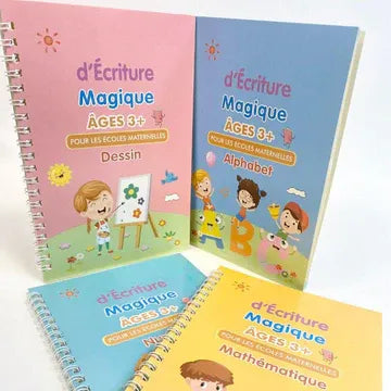 04 CAHIERS D'ECRITURE MAGIQUE 3D REUITILISABLE CM